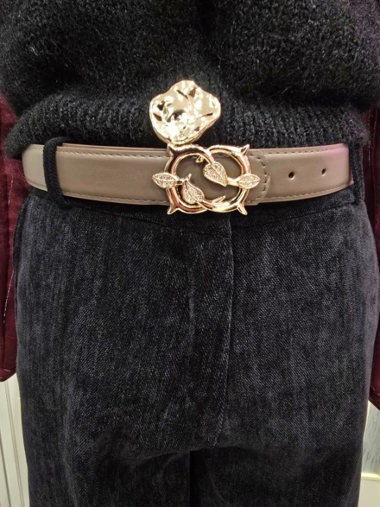 Pantalone Nero Velluto & Cintura