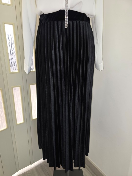 Gonna Nera Plissè
