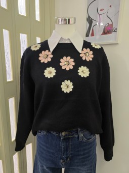 Pullover Camelia Nero