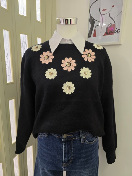 Pullover Camelia Nero