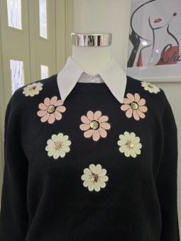 Pullover Camelia Nero