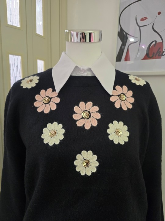 Pullover Camelia Nero