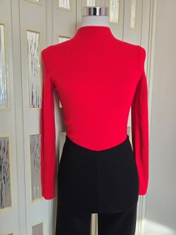 Maglioncino Crop Rosso