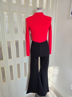 Pantalone Nero Zampa Larga