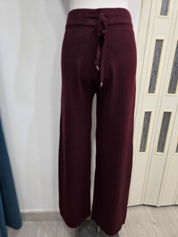 Coordinato a Trecce Bordeaux