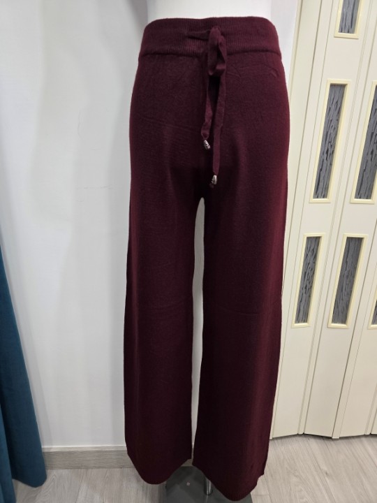 Coordinato a Trecce Bordeaux