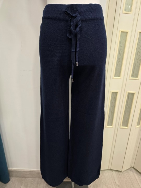 Coordinato a Trecce Blu Scuro