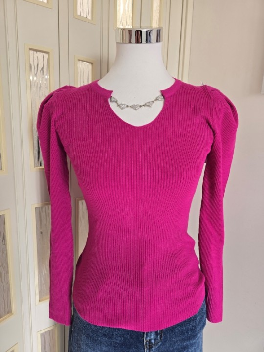 Maglia Cuori Fucsia