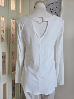 Maglia Con Anello Bianca