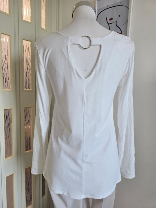 Maglia Con Anello Bianca
