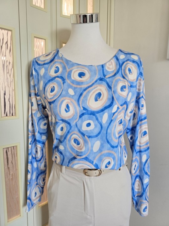 Maglia Cerchi Azzurra