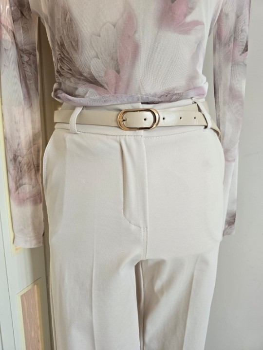 Pantalone Zampa Beige