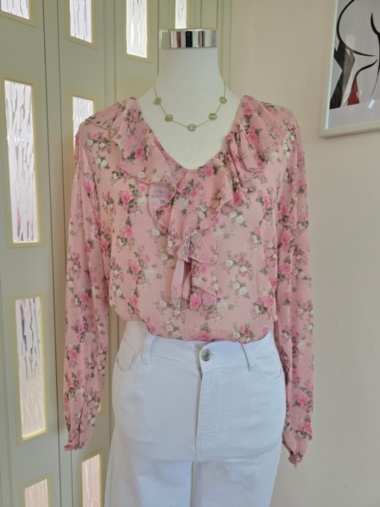 Blusa Fiori Rosa