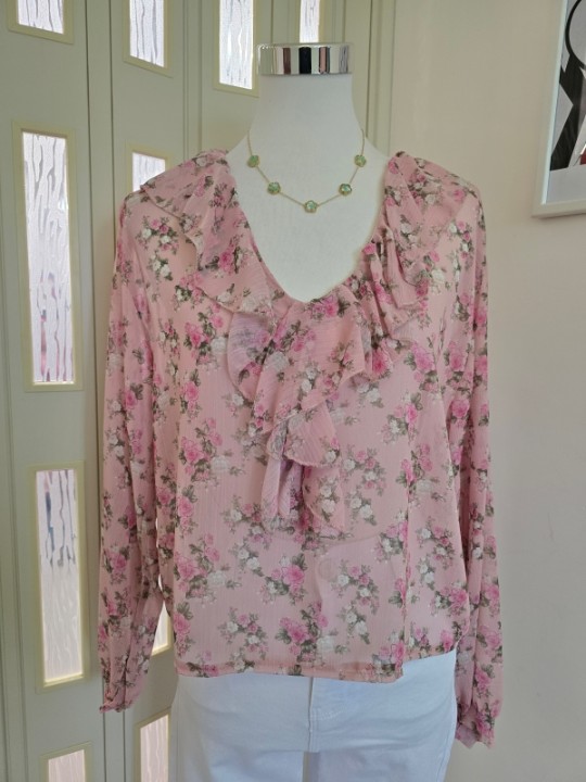 Blusa Fiori Rosa
