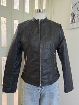 Giacca Biker Similpelle