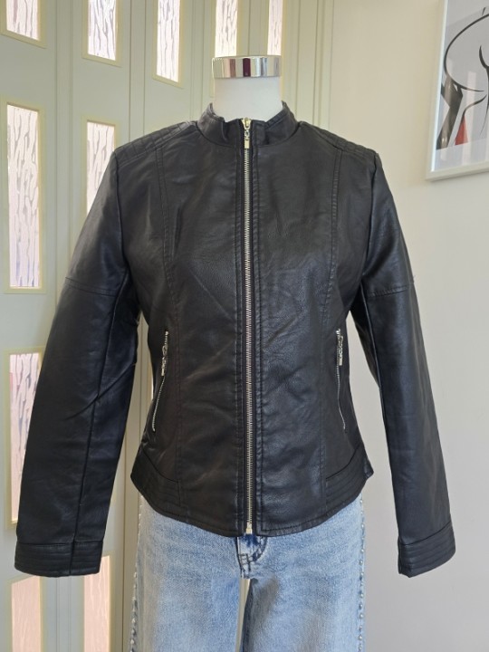 Giacca Biker Similpelle