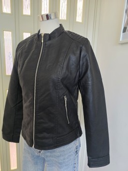 Giacca Biker Similpelle