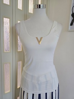 Top Bianco Scollo V