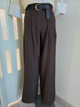 Pantalone Marrone Palazzo