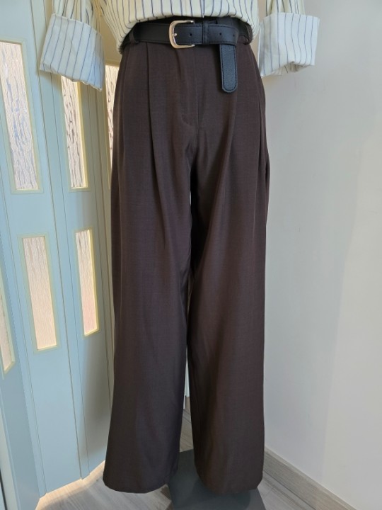 Pantalone Marrone Palazzo