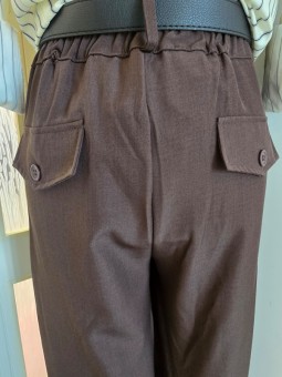 Pantalone Marrone Palazzo