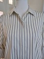 Camicia A Righe Gialla/Marrone