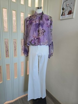 Pantalone Zampa Bianco