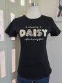 T-Shirt Daisy Nera