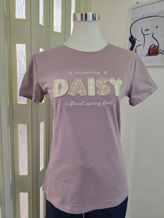 T-Shirt Daisy Malva