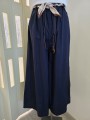 Pantalone Gamba Larga Blu