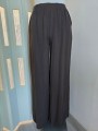 Pantalone A Palazzo Marrone con Foulard