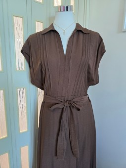 Abito Marrone Curvy