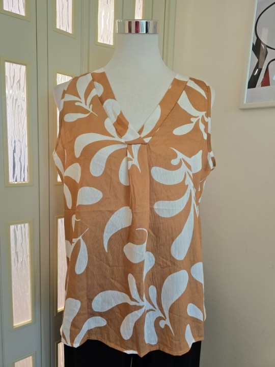 Top A Fantasia Arancione