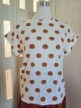 T-shirt A Pois Arancione