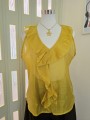 Blusa Senape Volant