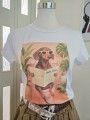 T-shirt Cane Con Giornale