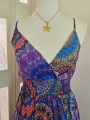 Abito India Blu/Multicolor