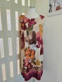 Abito Beige Fiori Colorati