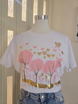 T-Shirt Cuori e Alberi