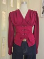 Blusa Bordeaux