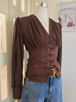 Blusa Marrone
