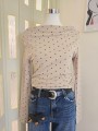 Maglia a Pois Cappuccino