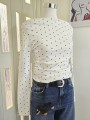 Maglia a Pois Bianca