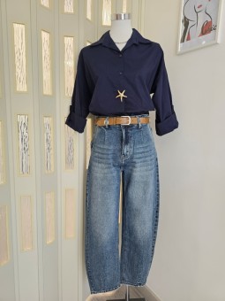 Jeans Mom Fit + Cintura