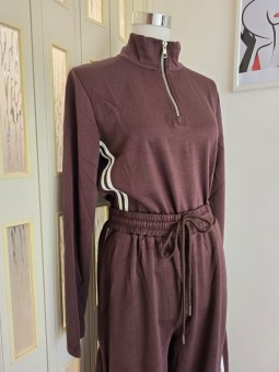 Tuta Streetwear Marrone