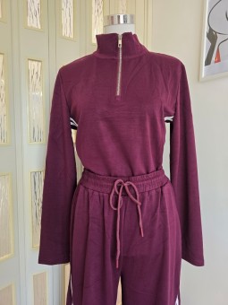 Tuta Streetwear Bordeaux