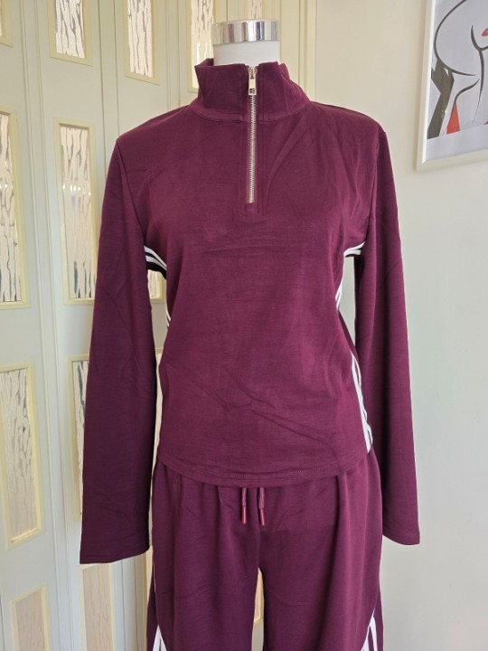Tuta Streetwear Bordeaux