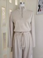 Tuta Streetwear Beige Chiaro
