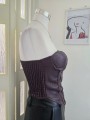 Corsetto Pelle Burgundy