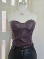 Corsetto Pelle Burgundy